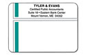 Matte Mail Labels Rolled